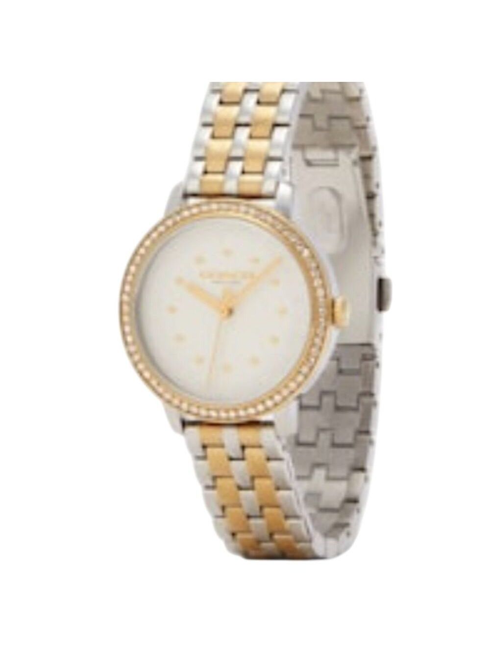 Coach Women's Watch 32mm Rayden Bracelet Two-Tone Stainless Steel New In Box